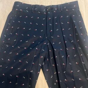 Walter Hagen Dark Blue Patterned Golf shorts